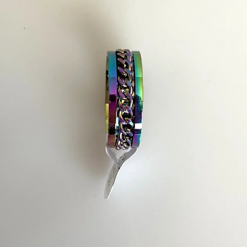 SPINNER CHAIN RING UNISEX